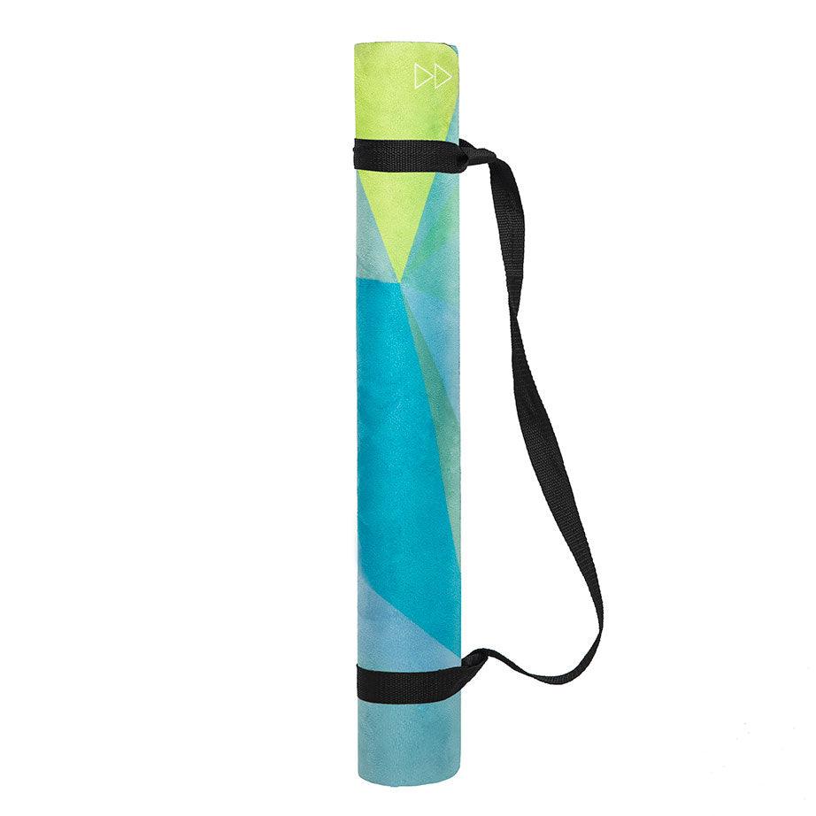 Combo Yoga Mat: 2-in-1 (Mat + Towel) - 1.5mm Geo - Lightweight, Ultra-Soft - Yoga Design Lab 