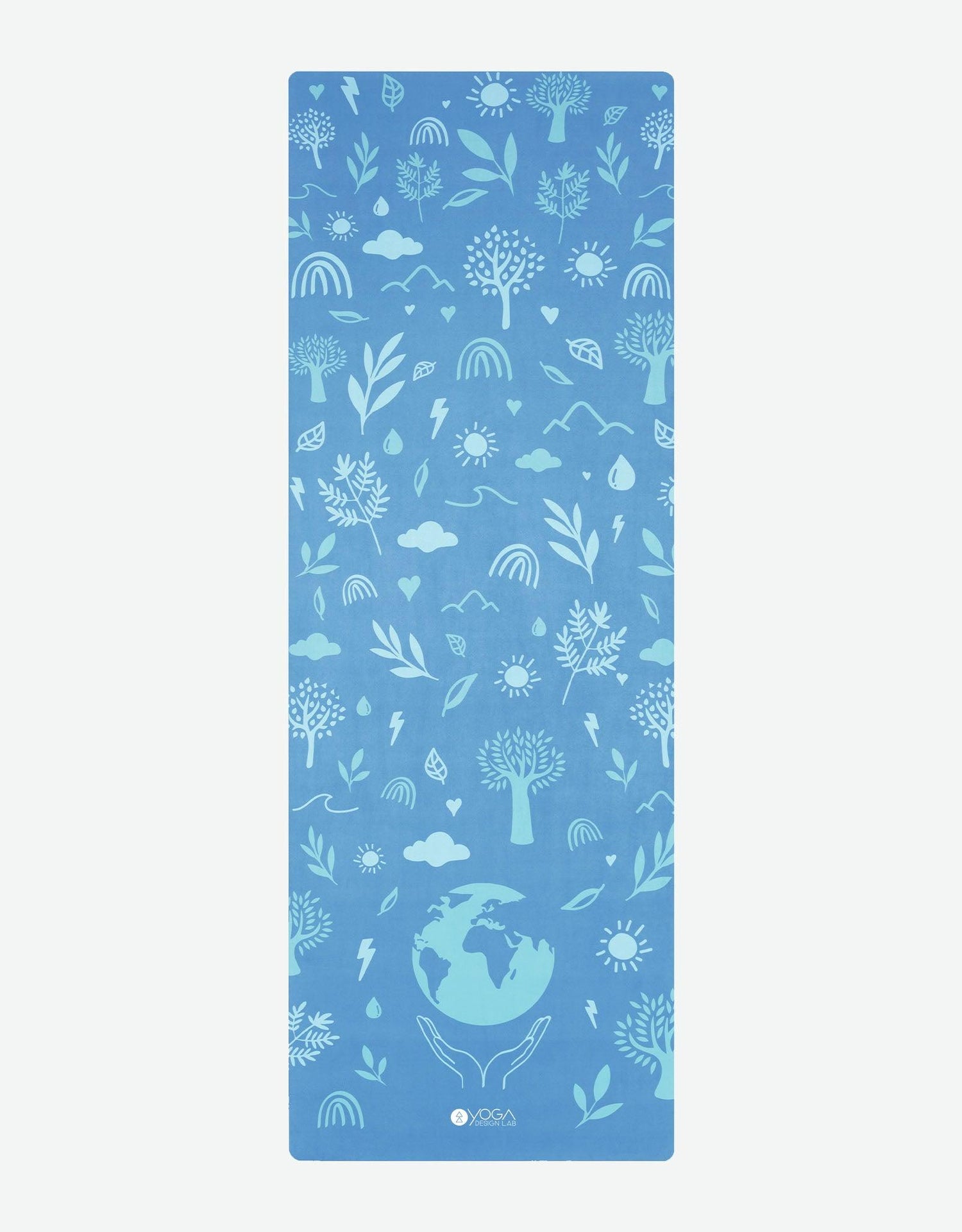 Combo Yoga Mat - Earth Bali Blue - Yoga Design Lab 