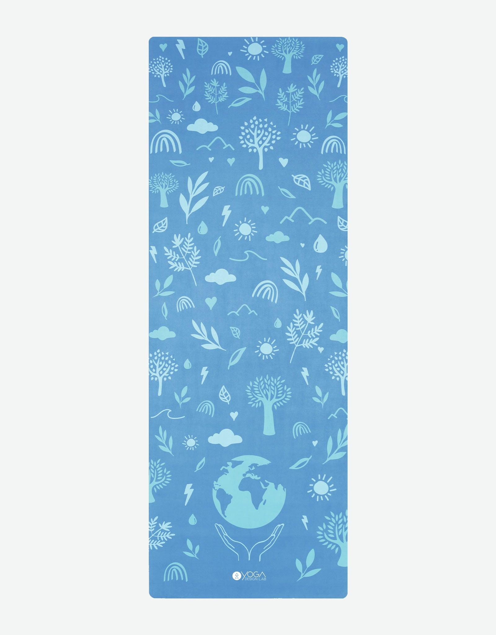 Combo Yoga Mat - Earth Bali Blue - Yoga Design Lab 