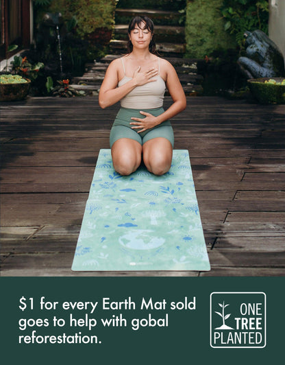 Combo Yoga Mat - Earth Green - Yoga Design Lab 