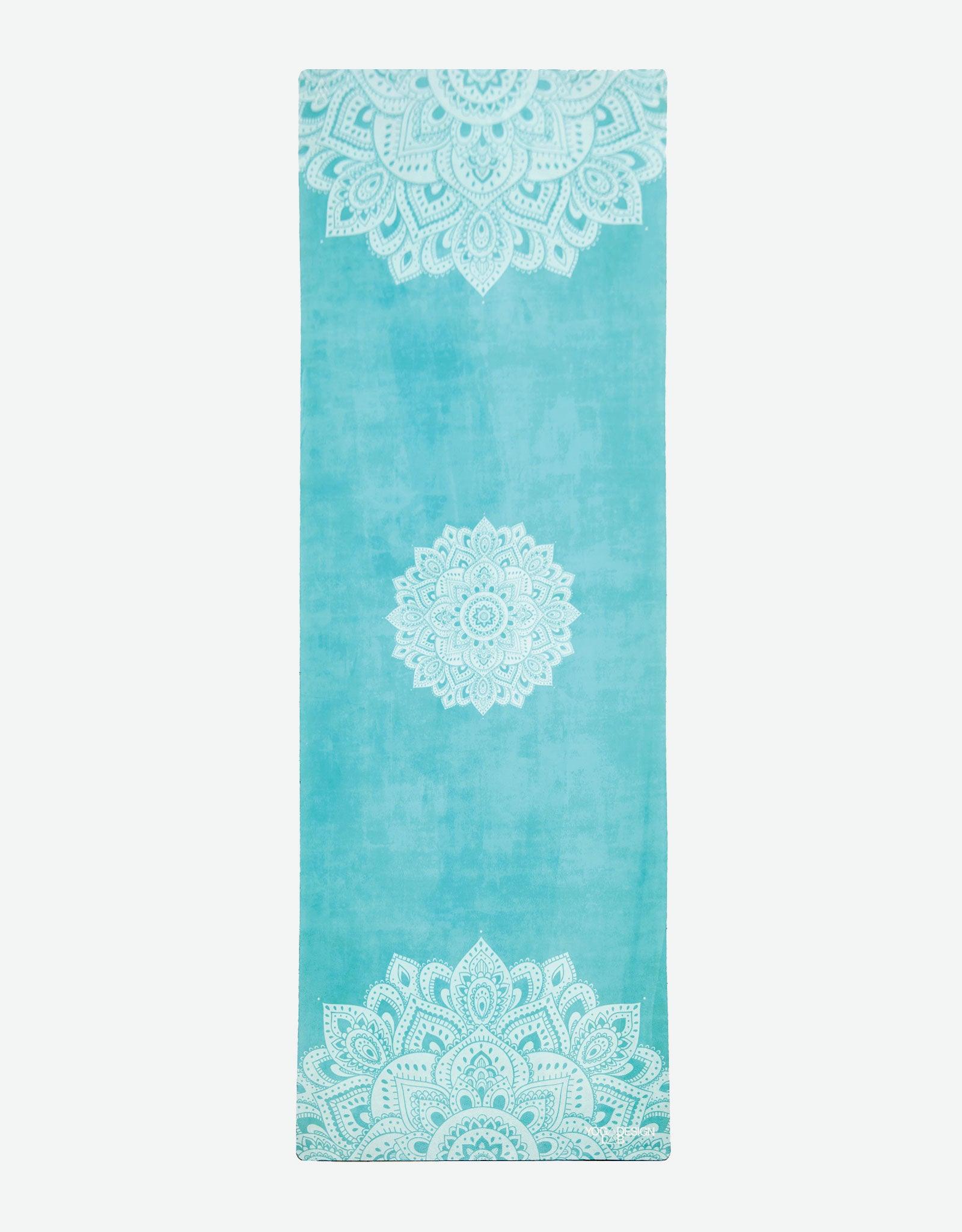 Combo Yoga Mat - Mandala Turquoise - Yoga Design Lab 