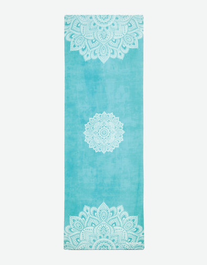 Combo Yoga Mat - Mandala Turquoise - Yoga Design Lab 