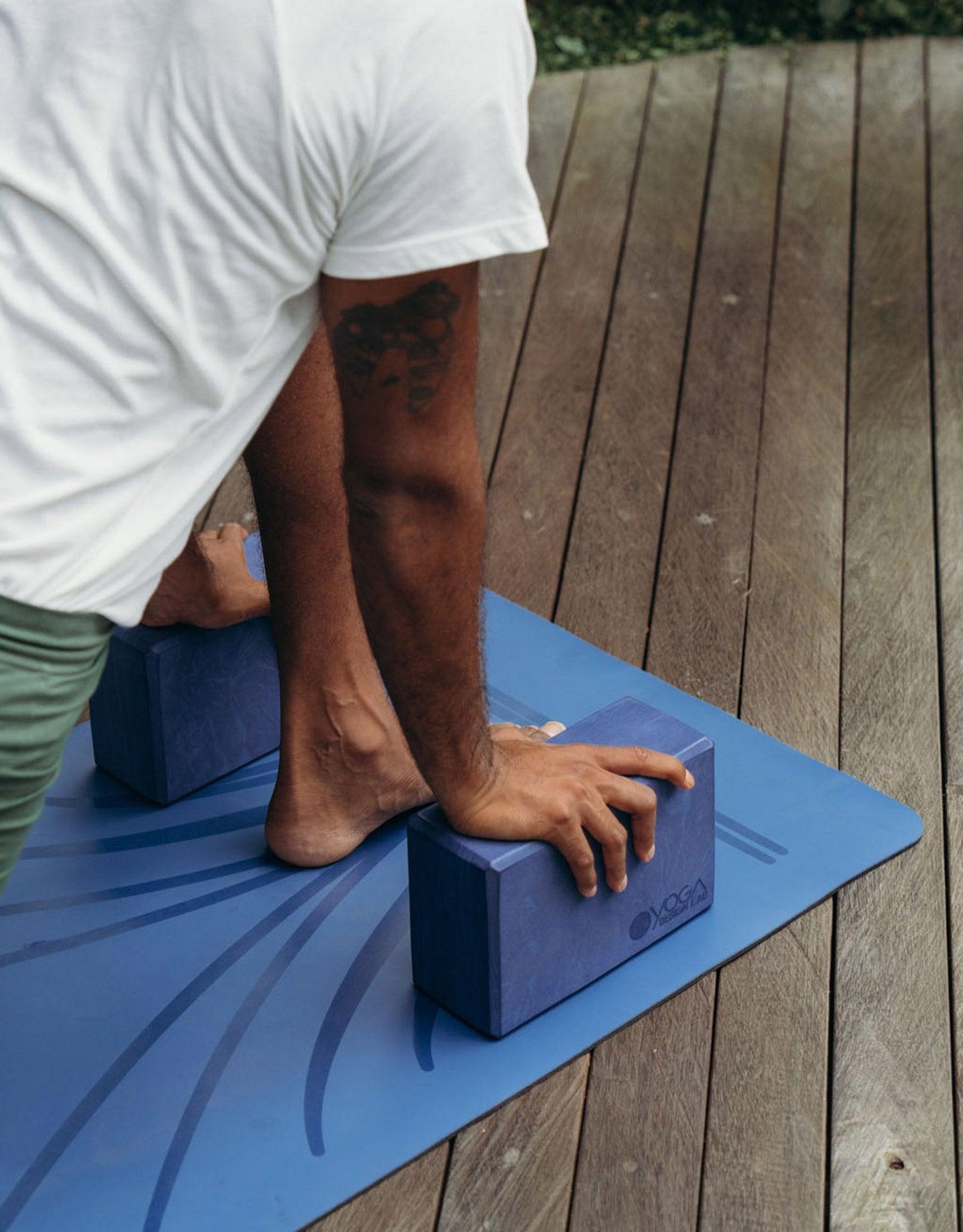 Foam Yoga Block - Navy - Yoga Design Lab 