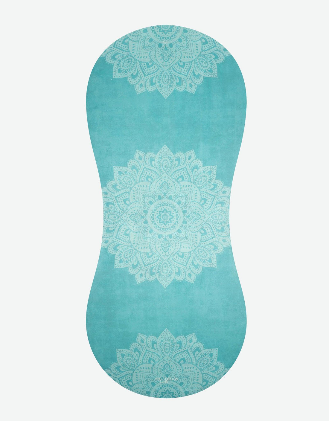 Curve Combo Yoga Mat - Mandala Turquoise - Yoga Design Lab 