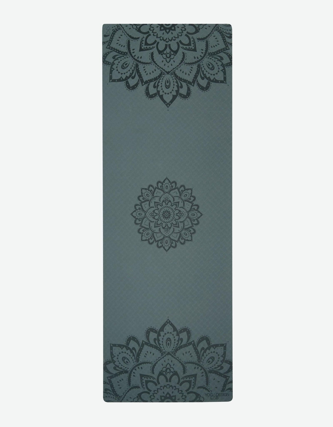 Flow Yoga Mat - Mandala Charcoal - Yoga Design Lab 