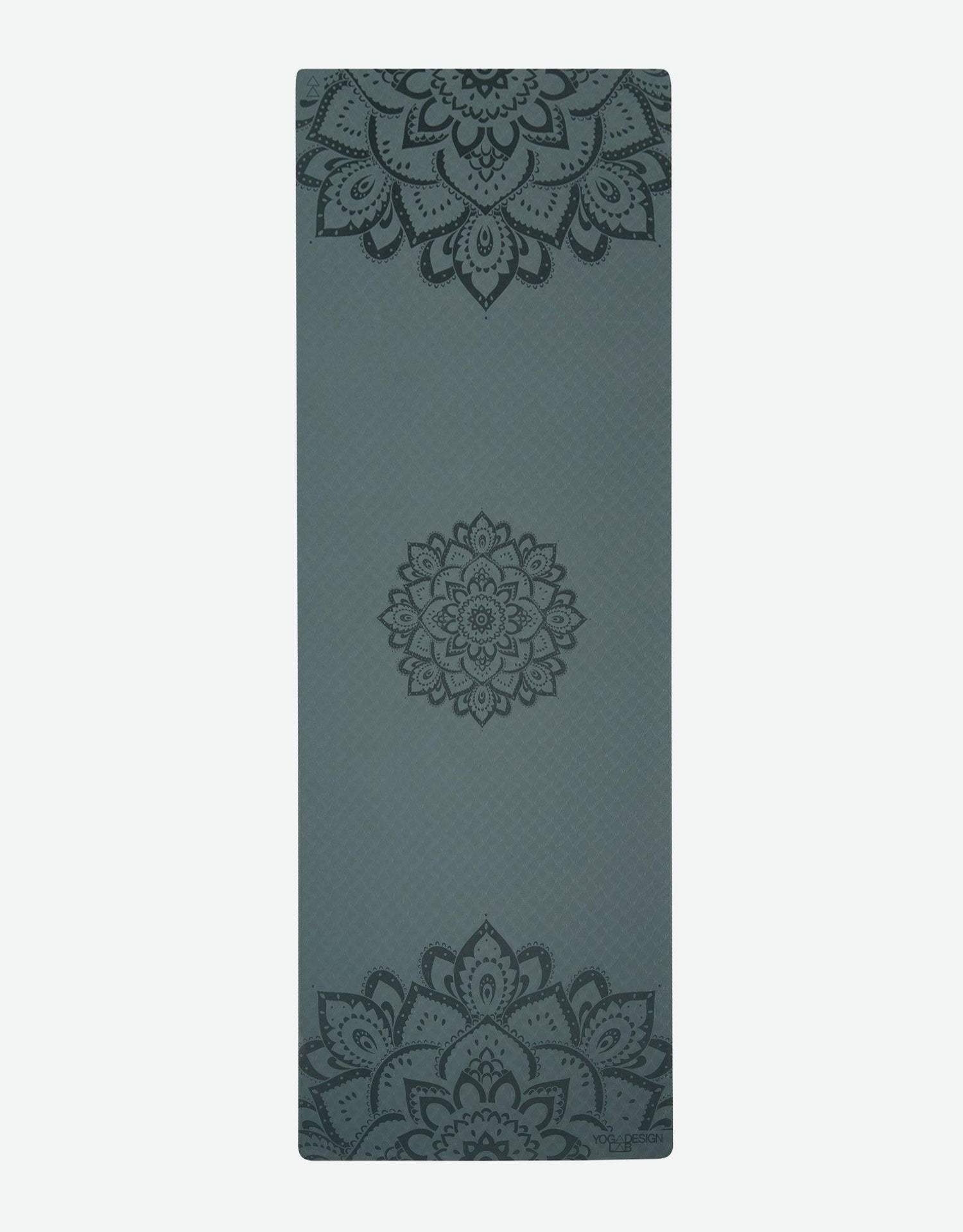 Flow Yoga Mat - Mandala Charcoal - Yoga Design Lab 