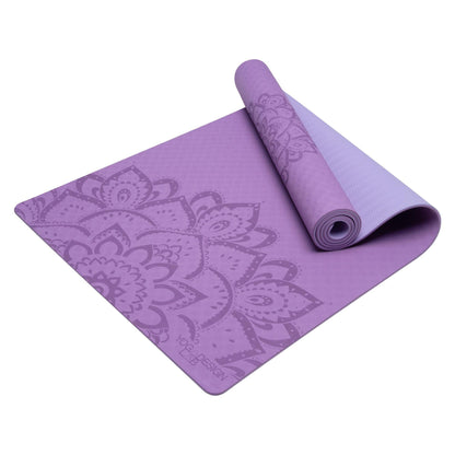 Flow Yoga Mat - Mandala Lavender - Yoga Design Lab 