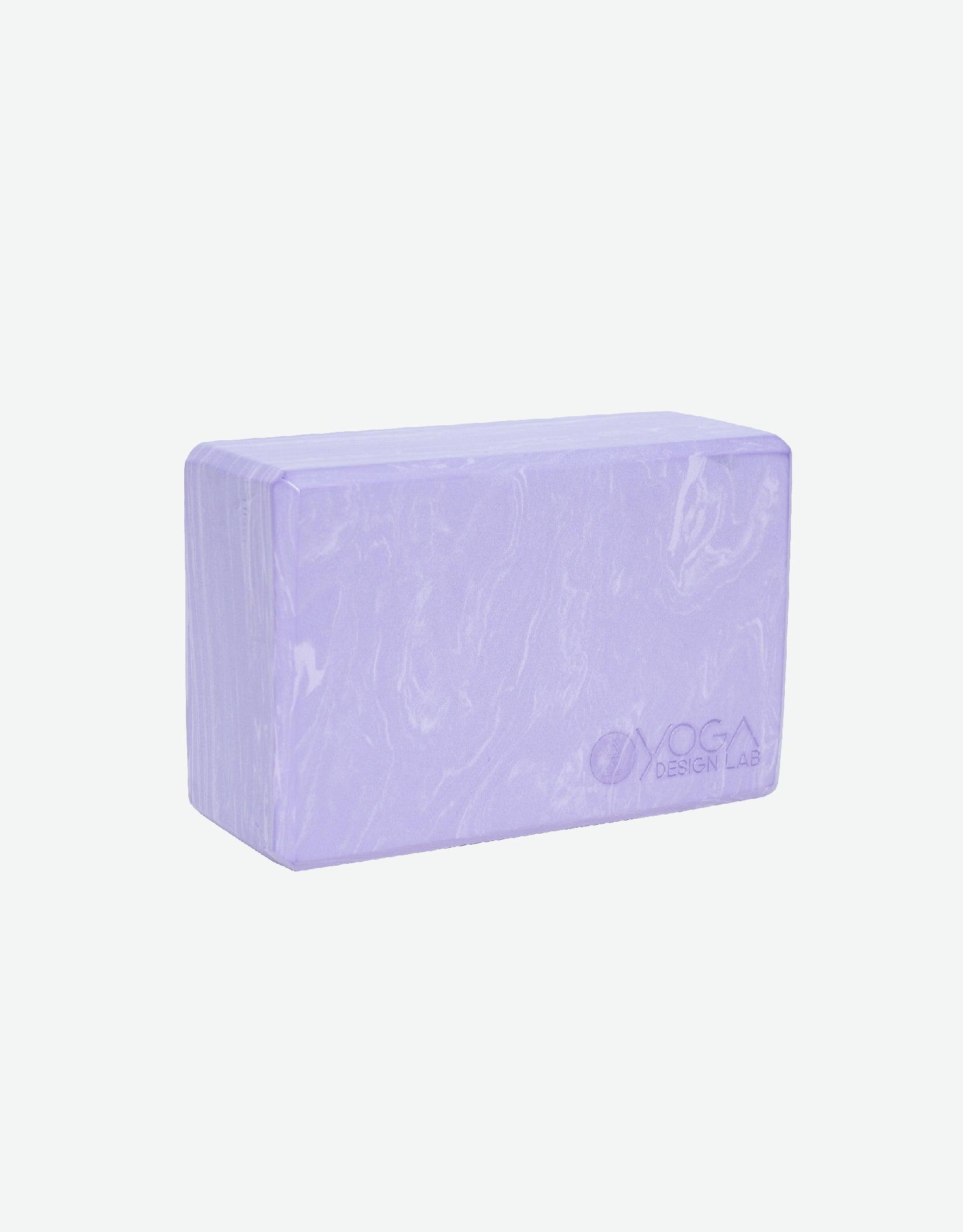 Foam Yoga Block - Foam - Block - Lavender - For Restorative & Yin Yoga - Yoga Design Lab 
