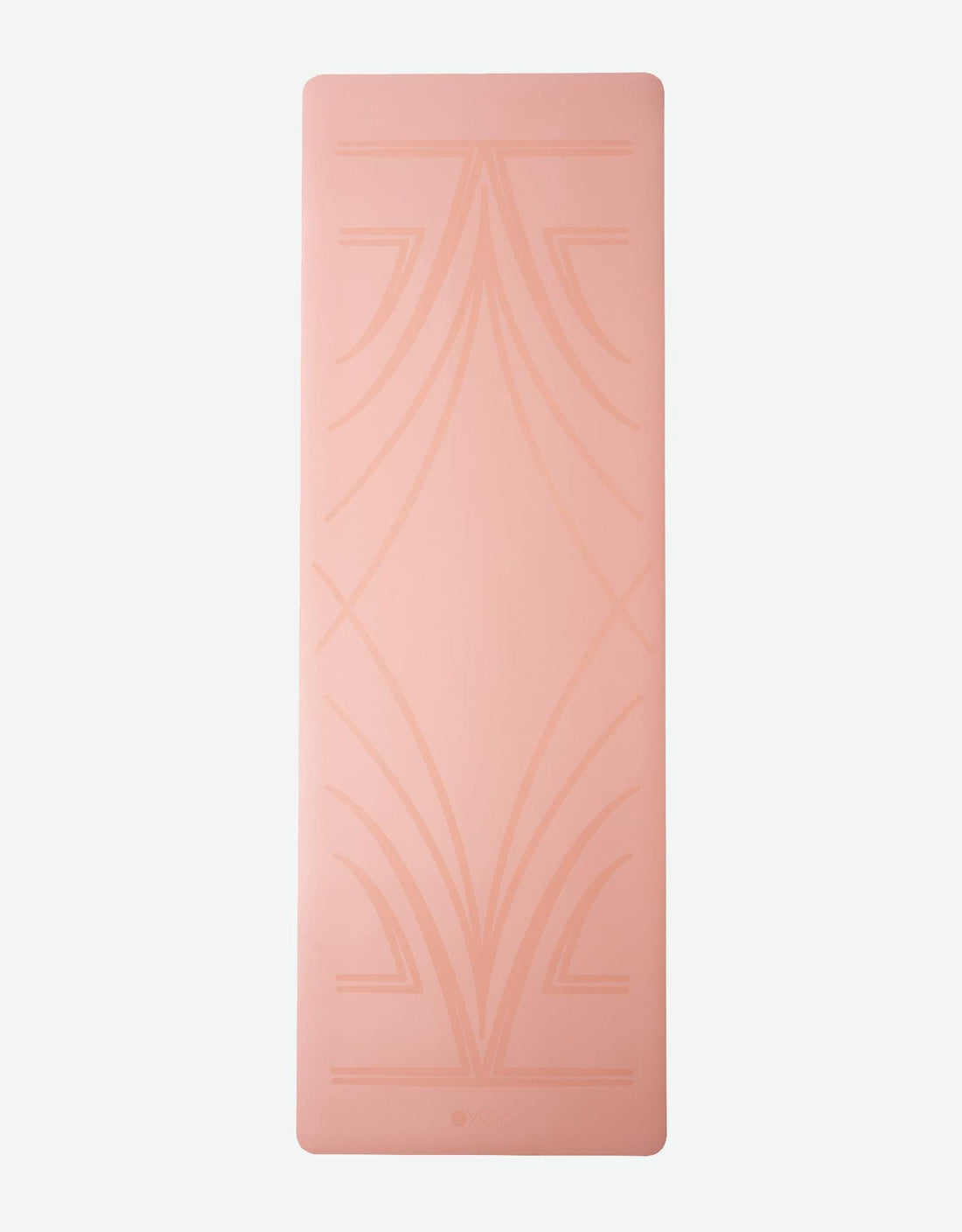 Infinity Yoga Mat - Diamond Align Coral - Yoga Design Lab 