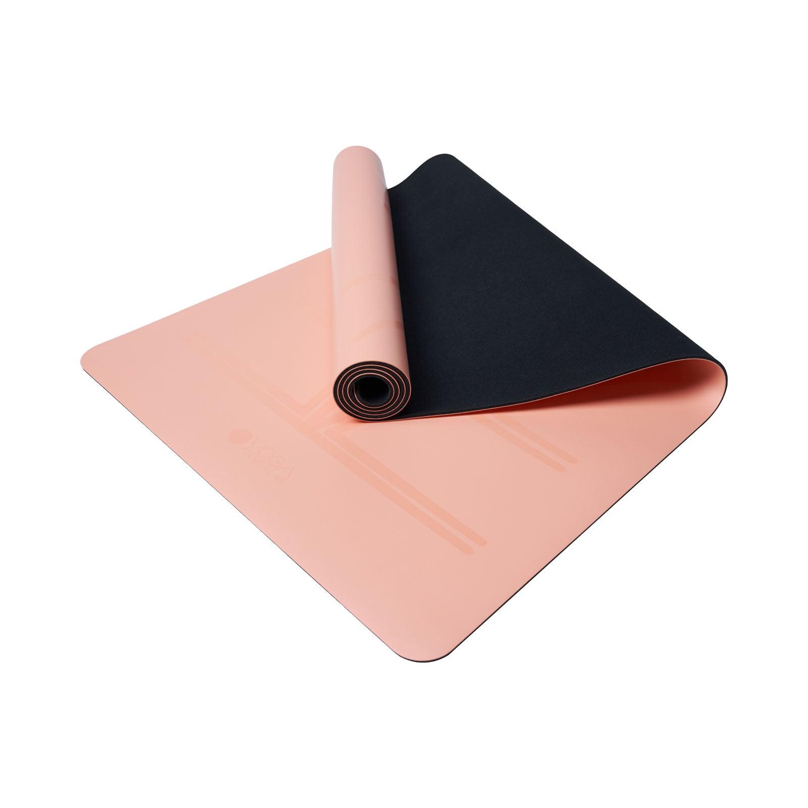 Infinity Yoga Mat - 5mm - Diamond Align Coral - Best Non - Slip Yoga Mat - Yoga Design Lab 