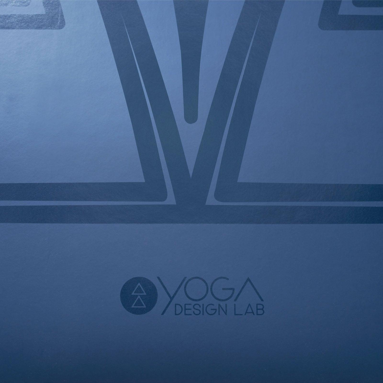 Infinity Yoga Mat - 5mm - Diamond Align Navy - The Best Yoga Mat for Workout & Exercises - Yoga Design Lab 