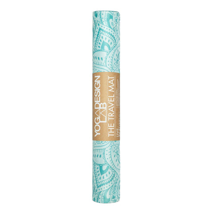 Travel Combo Yoga Mat - Mandala Turquoise - Yoga Design Lab 