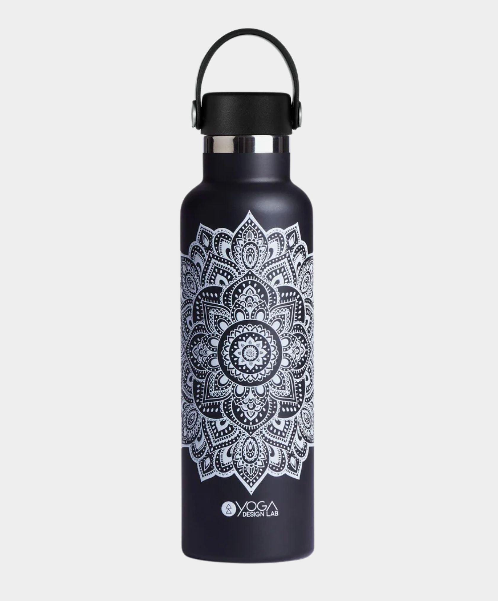 YDL Water Bottle - Beautiful Design, Stainless Steel, Insulated - Yoga Design Lab 