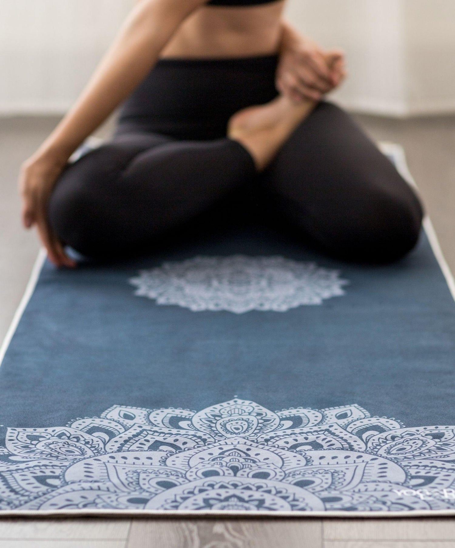 YDL Yoga Mat Towel - Ultra-Grippy, Moisture Absorbing &amp; Quick-Dry - Yoga Design Lab 