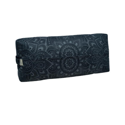 Yoga Bolster - Mandala Charcoal - Yoga Design Lab 