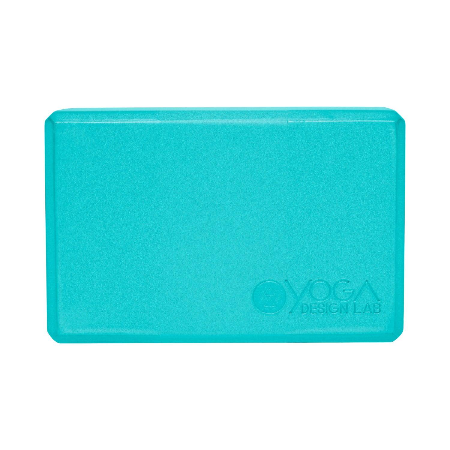 Yoga Foam Block - Aqua Sky - For Restorative & Yin Yoga Which Supports your practices - Yoga Design Lab 