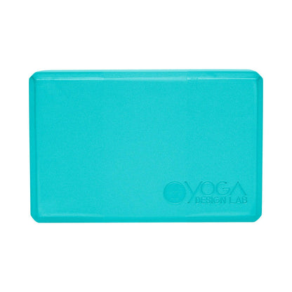 Foam Yoga Block - Aqua Sky - Yoga Design Lab 