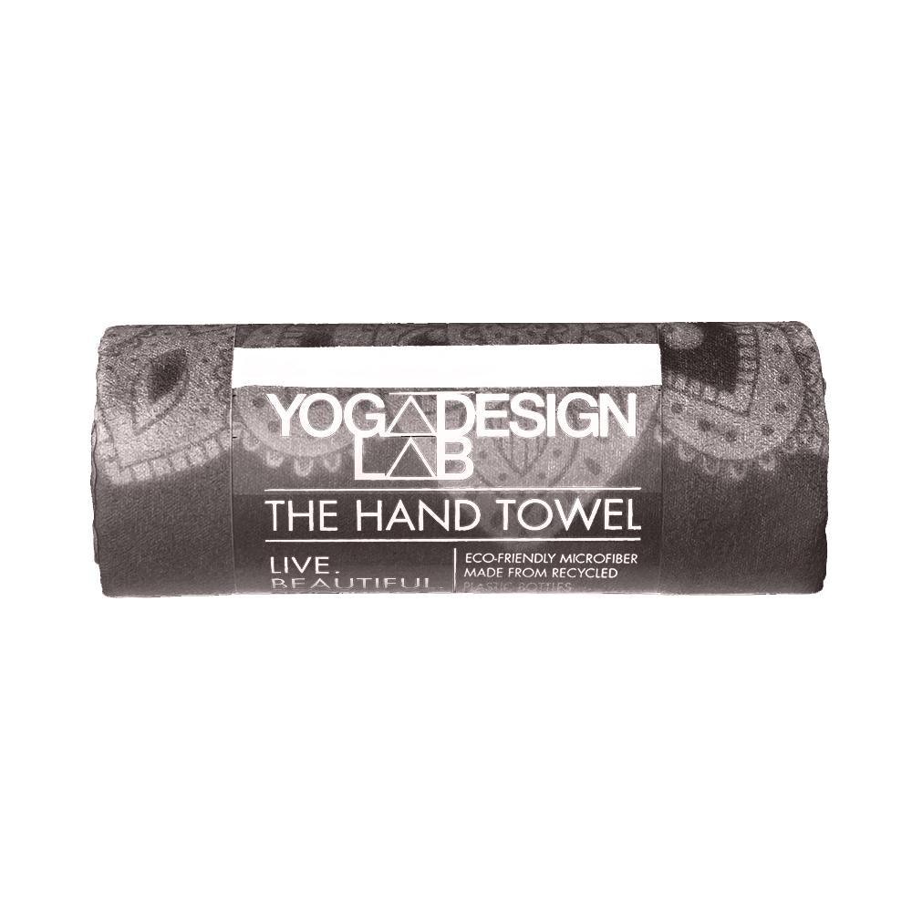 Yoga Hand Towel - Mandala Black - Yoga Design Lab 