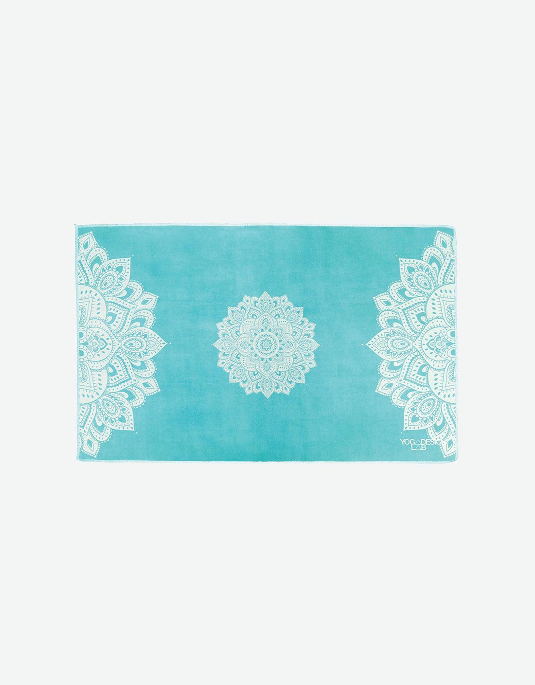 Yoga Hand Towel - Mandala Turquoise - Yoga Design Lab 