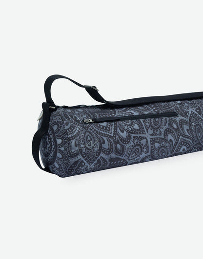 Yoga Mat Bag - Mandala Charcoal - Yoga Design Lab 