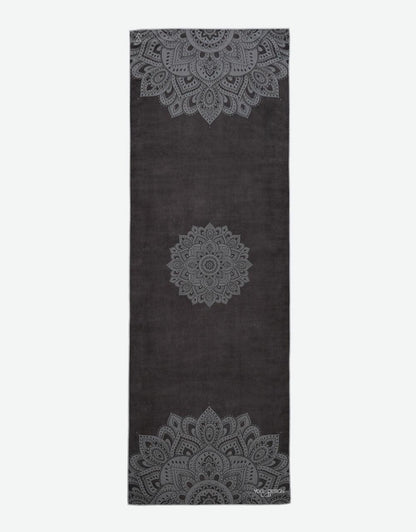 Yoga Mat Towel - Mandala Black - Yoga Design Lab 