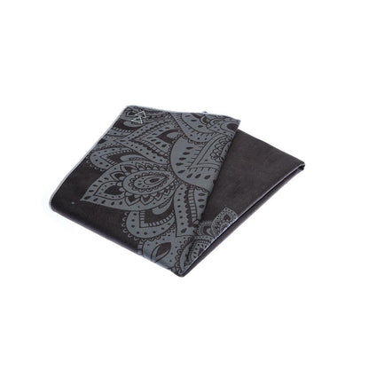 Yoga Mat Towel - Mandala Black - Yoga Design Lab 