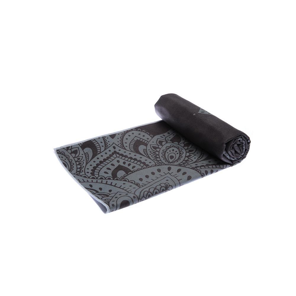 Yoga Mat Towel - Mandala Black - Yoga Design Lab 