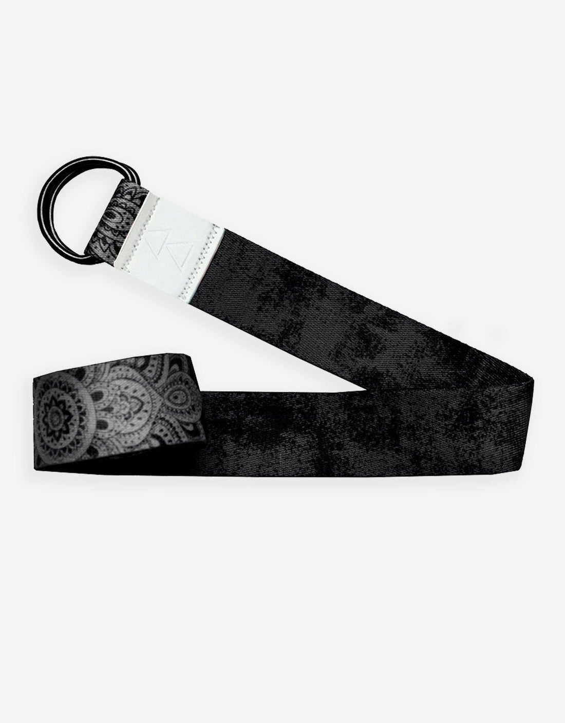 Yoga Strap - Mandala Black - Yoga Design Lab 