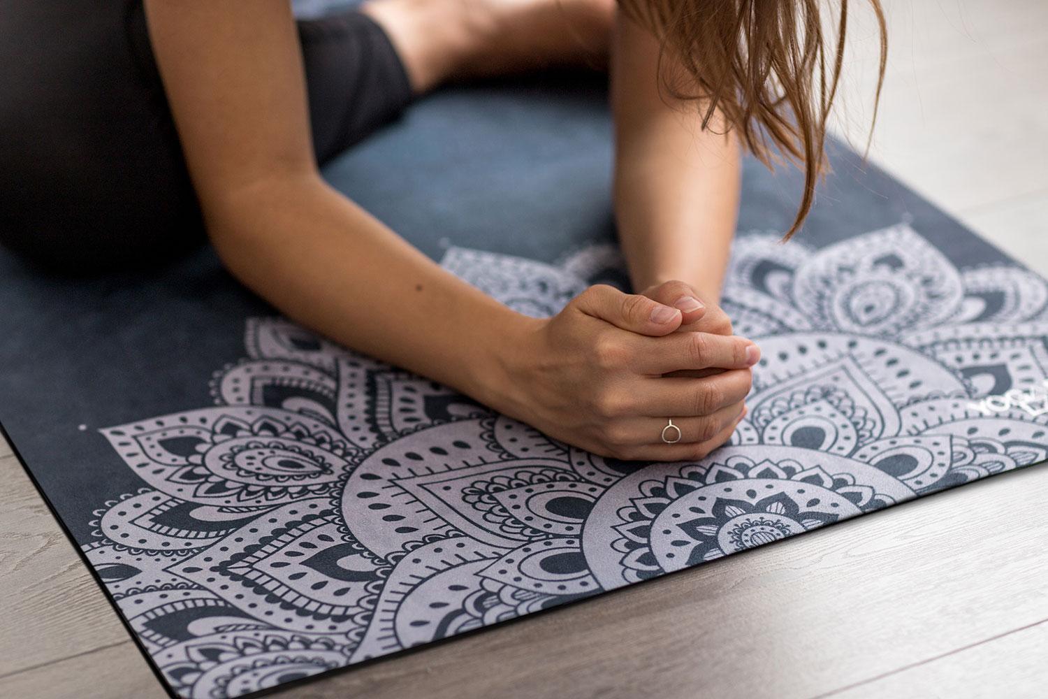 Combo Yoga Mat - Mandala Sapphire - Yoga Design Lab 