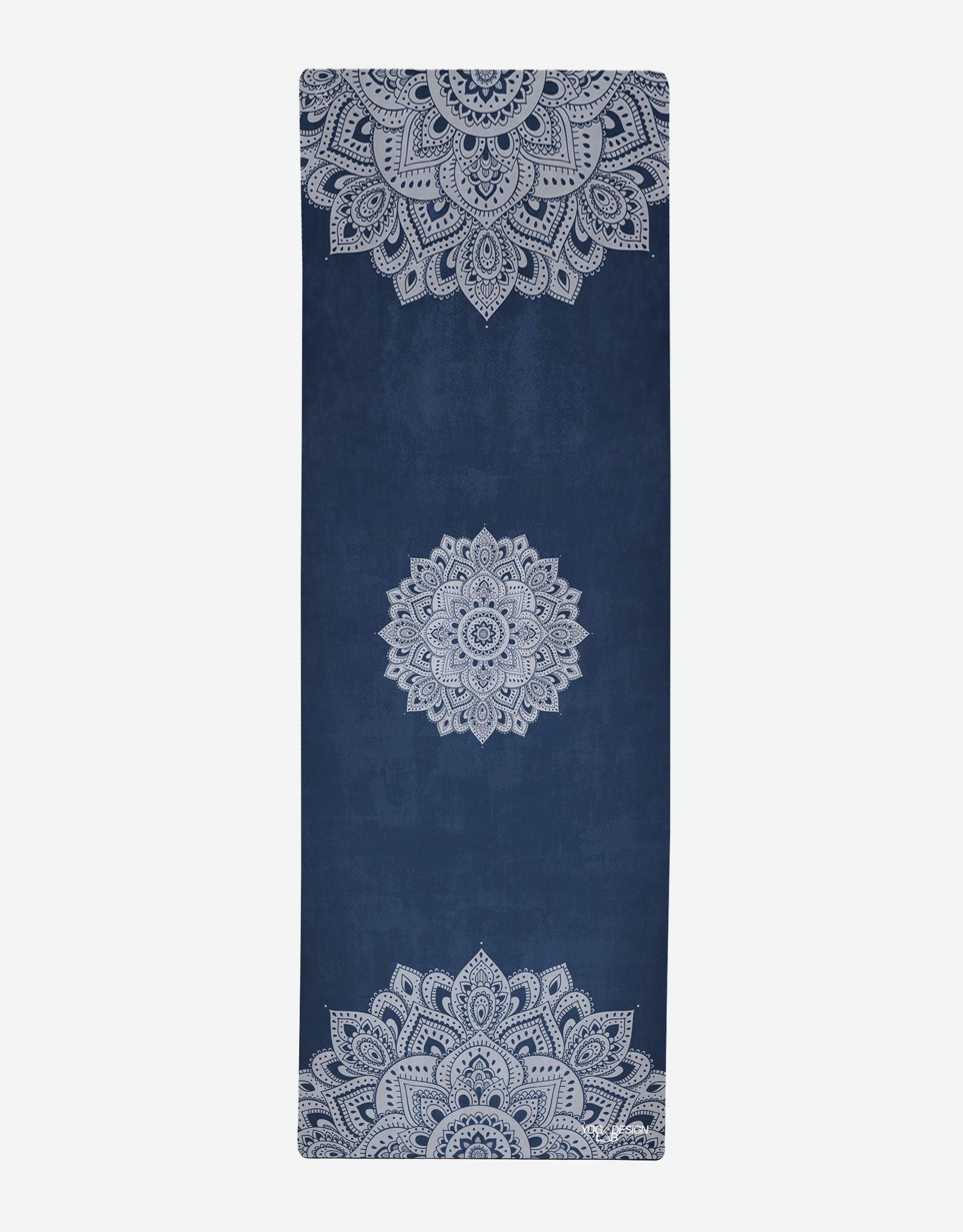 Combo Yoga Mat - Mandala Sapphire - Yoga Design Lab 